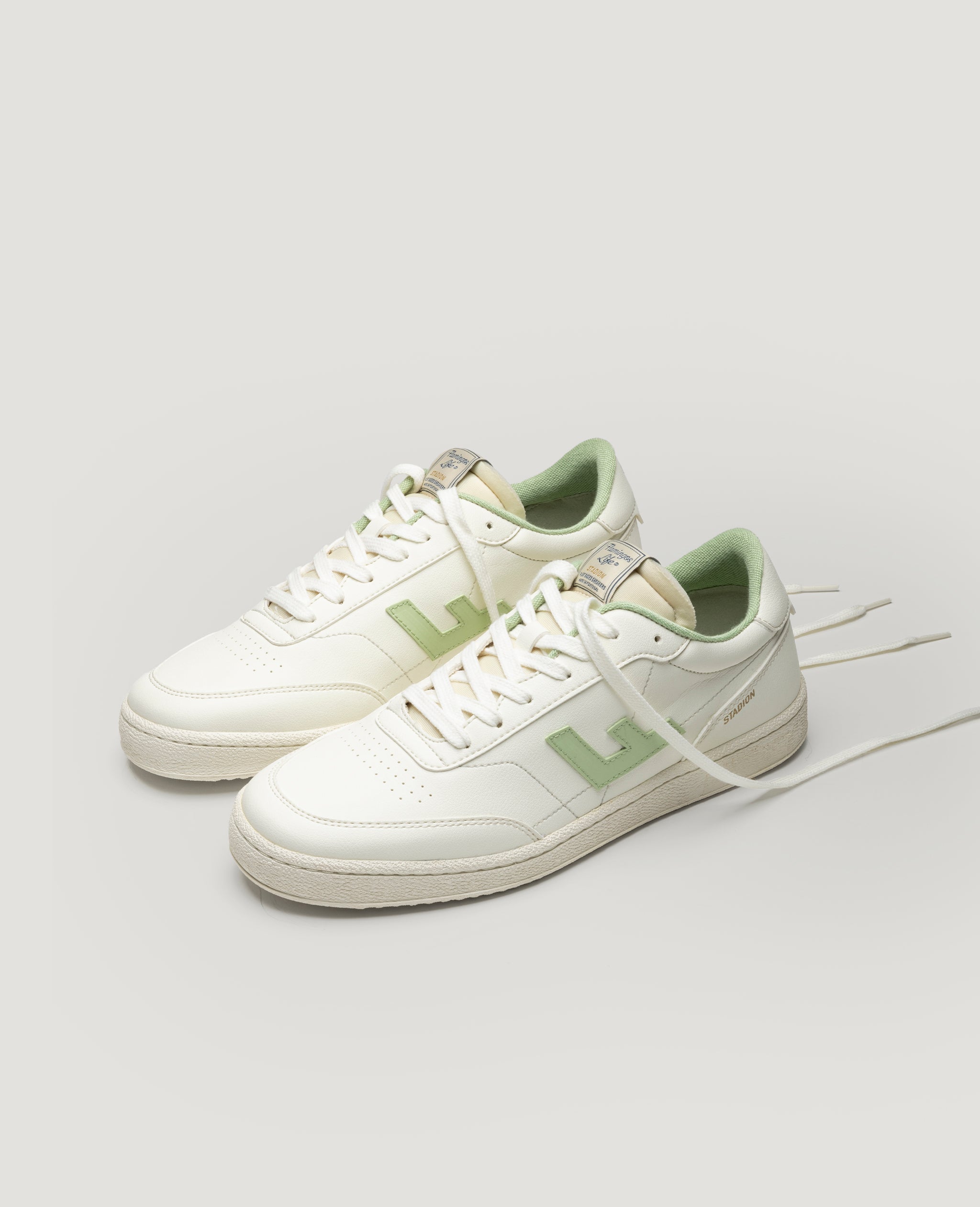 flamingos-life-stadion-pearl-melon-veganer-retro-sneaker image 2